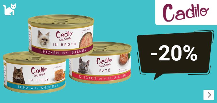 CADILO natvoer 20% kortng CAT